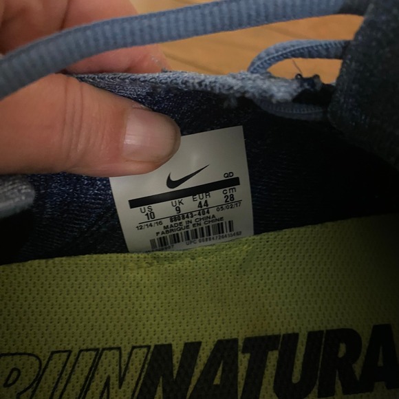 Nike Free RN Flyknit 2017 Men's Running Shoes Blue Size 10 - Picture 2 of 5